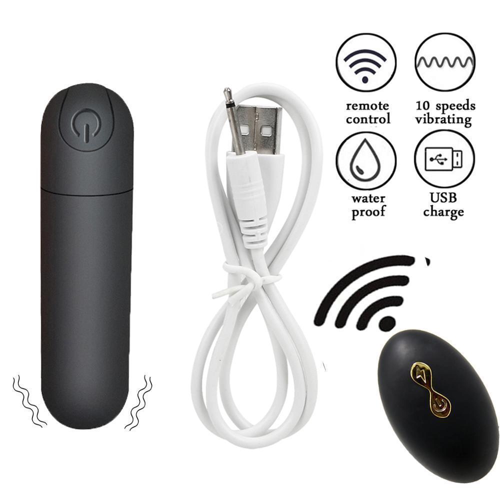 bala BALA VIBRADORA RECARGABLE CON CONTROL REMOTO - Imagen 1