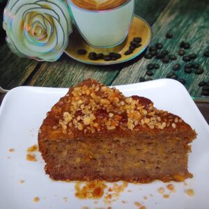 Torta Maduro con Ajonjolí sin Azúcar
