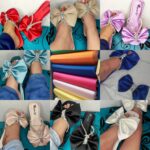 Hermosas sandalias seda