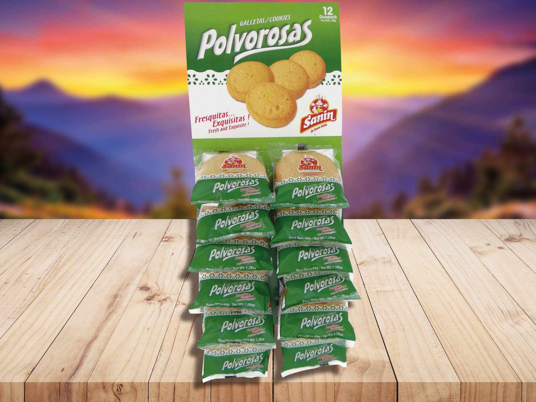 POLVOROSAS GALLETA POLVOROSA DUO SANIN - Imagen 1