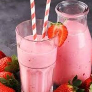 Jugos de Fresa en Leche