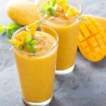 Jugos de Mango en Leche