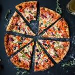 Pizza pollo champiñones