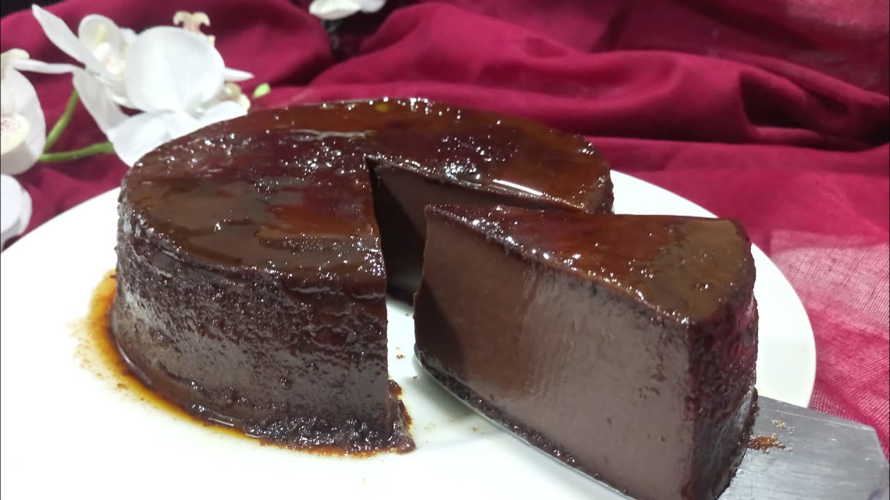 medio flan de chocolate Media Libra Flan de Chocolate - Imagen 1