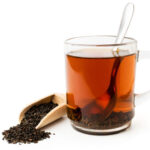 Té negro agua