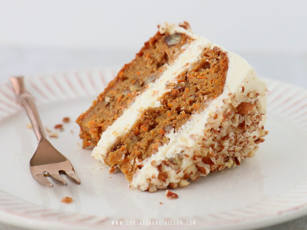 torta zanahoria porcion Porción Torta Zanahoria Almendras - Imagen 1