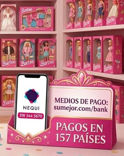 Diseño sin título - 1 WhatsApp Barbie Colección Colombia - Imagen 1